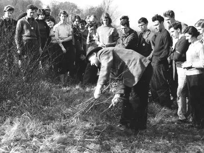 Conservation Corps. Box Hill, Surrey. 1959