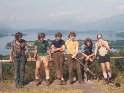 Footpath working party at Loch Lomond, Scotland